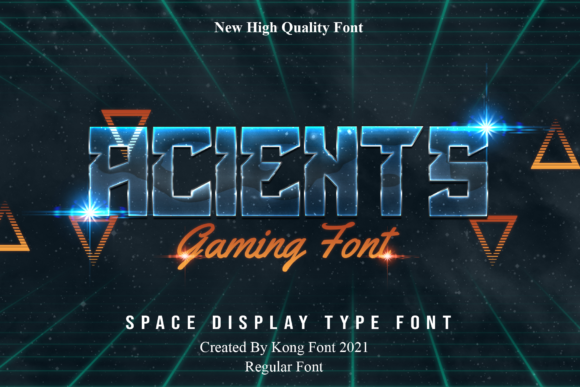 Acients: A Bold Display Font for Modern Web Design