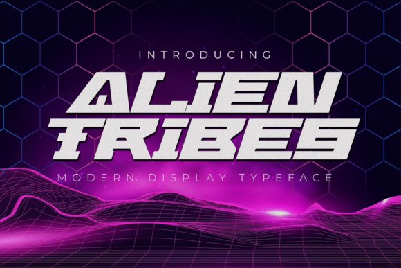 Alien Tribes: A Bold Display Font for High-Impact Campaign Visuals