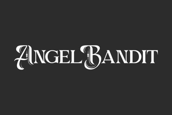 Angel Bandit: A Luxurious Display Font for Crafters and Product Designers