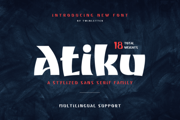 Atiku: A Vintage Display Font That Brings Handmade Designs to Life