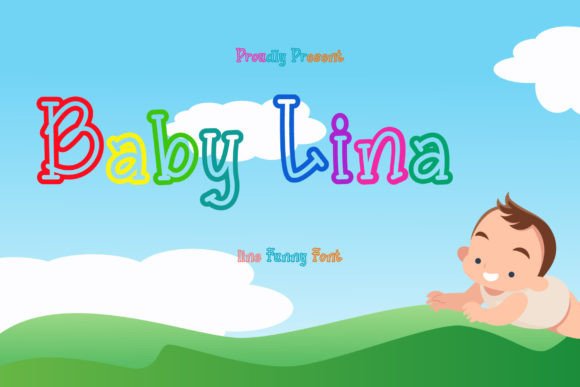 Baby Lina: A Playful Display Font for Web Design
