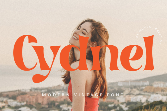Cydnel: A Modern Vintage Display Font for Campaigns