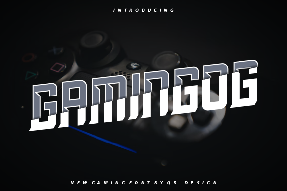 Gamingog: A Bold Display Font for Editorial Identity and Visual Impact