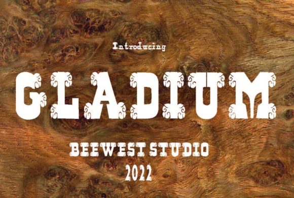 Gladium: A Bold Display Font for Modern Web Design Projects