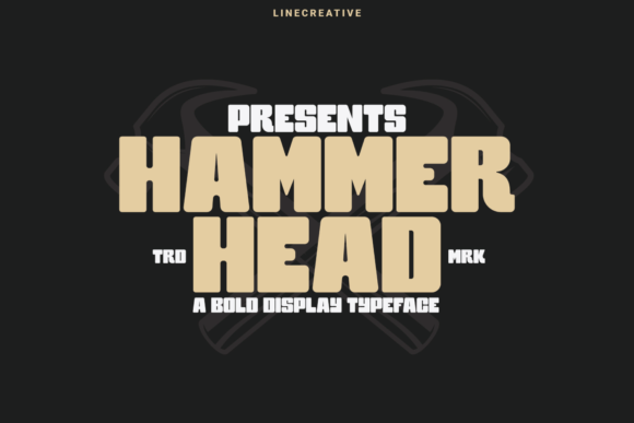 Hammer Head: A Bold Display Font for Confident Editorial Design