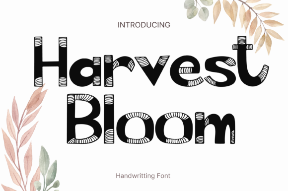 Harvest Bloom: A Display Font That Elevates Campaign Visuals with Whimsy and Clarity