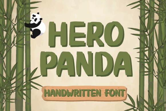 Hero Panda: The Playful Display Font That Boosts Campaign Visuals