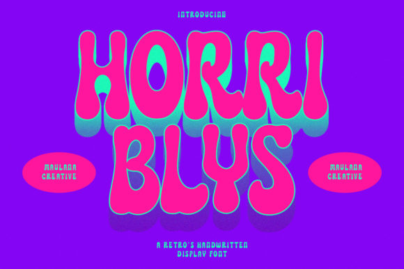 Horriblys: A Bold Display Font for Editorial Design and Digital Publishing