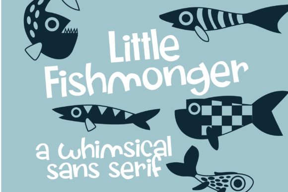 Little Fishmonger: A Playful Display Font for Editorial Design and Digital Publishing