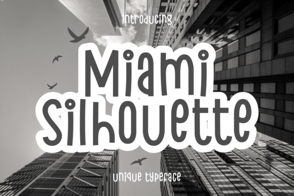 Miami Silhouette: A Stylish Display Font for Business Branding