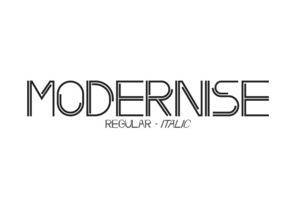 Modernise: A Fresh Display Font for Bold Brand Identities