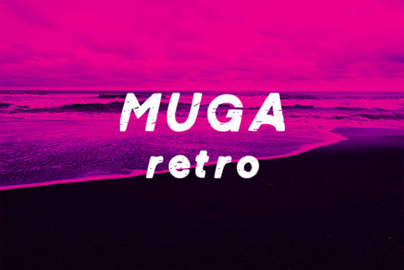 Muga Retro: A Bold Display Font for Web Designers