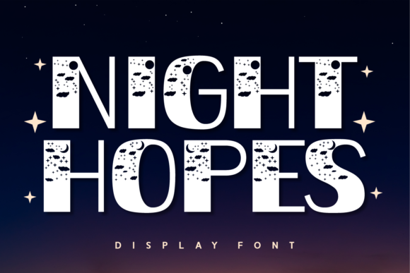 Night Hopes: A Thoughtful Display Font for Modern Editorial Design