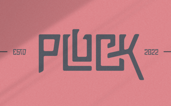 Pluck: A Modern Display Font for Digital Brands