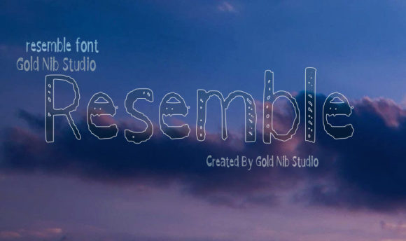 Resemble: A Casual Display Font That Brings Personality to Branding