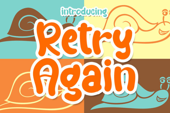 Retry Again: A Fresh Display Font for Modern Web Design Projects