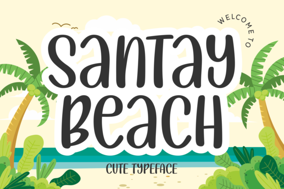Santay Beach Font: Summer Style for Business Branding