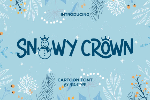 Snowy Crown: A Festive Display Font for Engaging Digital Campaigns