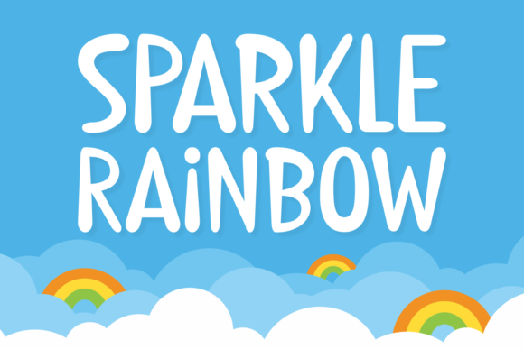 Sparkle Rainbow: A Playful Display Font for Modern Editorial Design