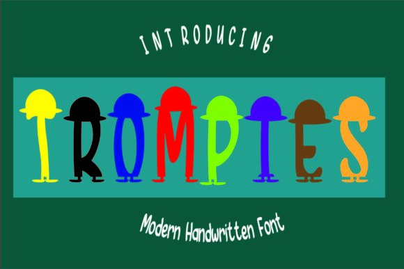 Trompies: A Display Font That Turns Campaigns Into Visual Stories